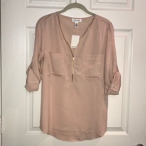 Light pink chiffon top